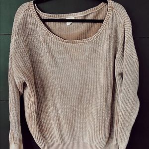 Mauve knit sweater 🤍